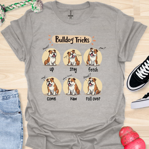 Bulldog tricks - V2 - Happy Smiley T-Shirt